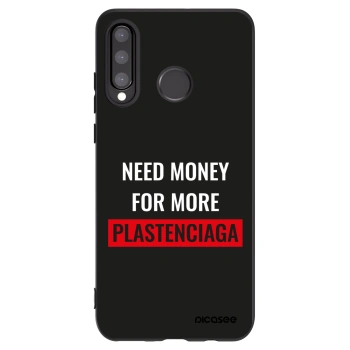 Picasee fekete szilikon tok az alábbi mobiltelefonokra Huawei P30 Lite - More PLASTENCIAGA