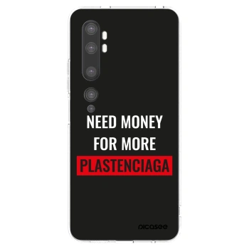 Picasee átlátszó szilikon tok az alábbi mobiltelefonokra Xiaomi Mi Note 10 (Pro) - More PLASTENCIAGA