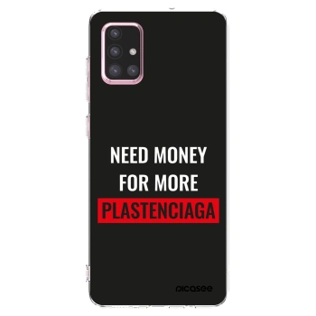 Picasee átlátszó szilikon tok az alábbi mobiltelefonokra Samsung Galaxy A71 A715F - More PLASTENCIAGA