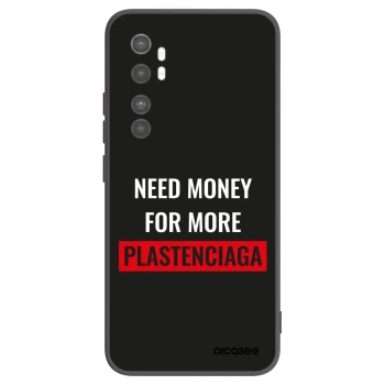Picasee fekete szilikon tok az alábbi mobiltelefonokra Xiaomi Mi Note 10 Lite - More PLASTENCIAGA