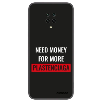 Picasee fekete szilikon tok az alábbi mobiltelefonokra Xiaomi Redmi Note 9S - More PLASTENCIAGA