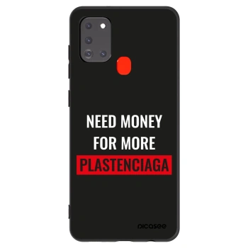 Picasee fekete szilikon tok az alábbi mobiltelefonokra Samsung Galaxy A21s - More PLASTENCIAGA