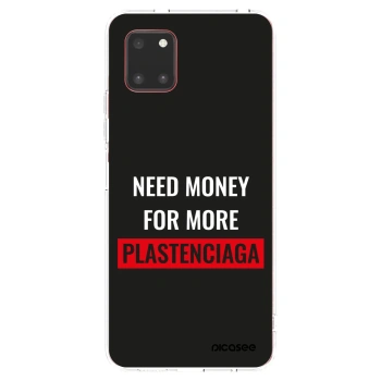 Picasee átlátszó szilikon tok az alábbi mobiltelefonokra Samsung Galaxy Note 10 Lite N770F - More PLASTENCIAGA