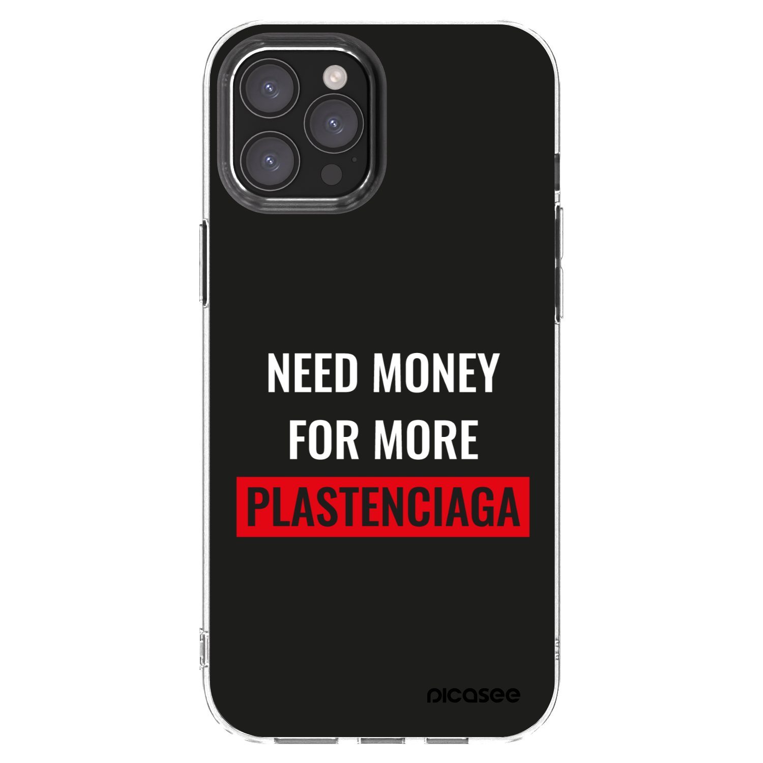 Picasee átlátszó szilikon tok az alábbi mobiltelefonokra Apple iPhone 12 Pro Max - More PLASTENCIAGA