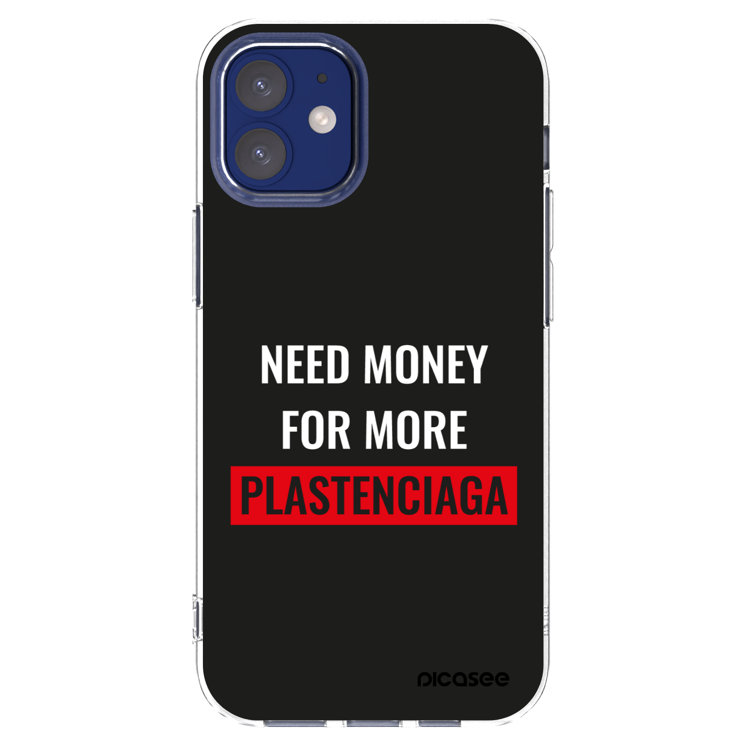 Picasee átlátszó szilikon tok az alábbi mobiltelefonokra Apple iPhone 12 mini - More PLASTENCIAGA