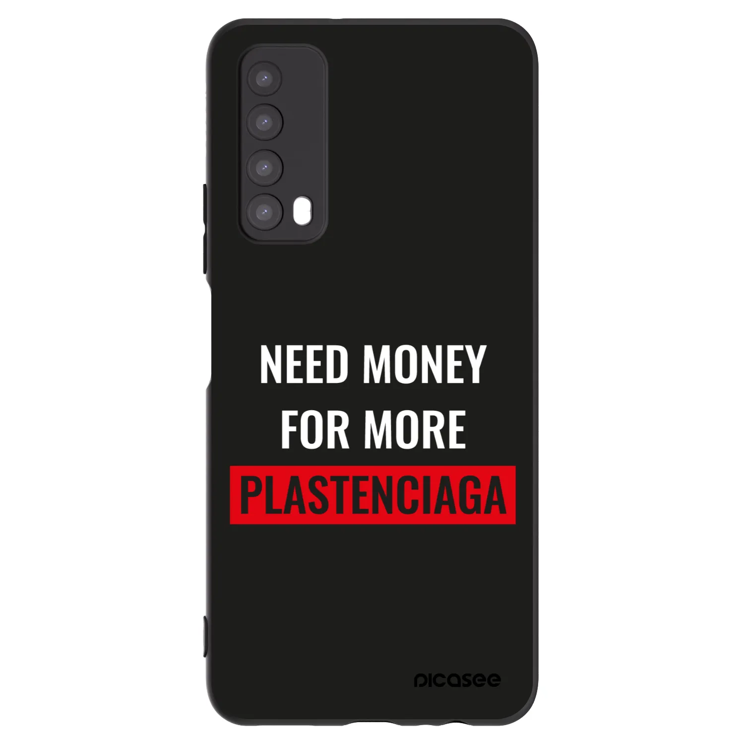 Picasee fekete szilikon tok az alábbi mobiltelefonokra Huawei P Smart 2021 - More PLASTENCIAGA