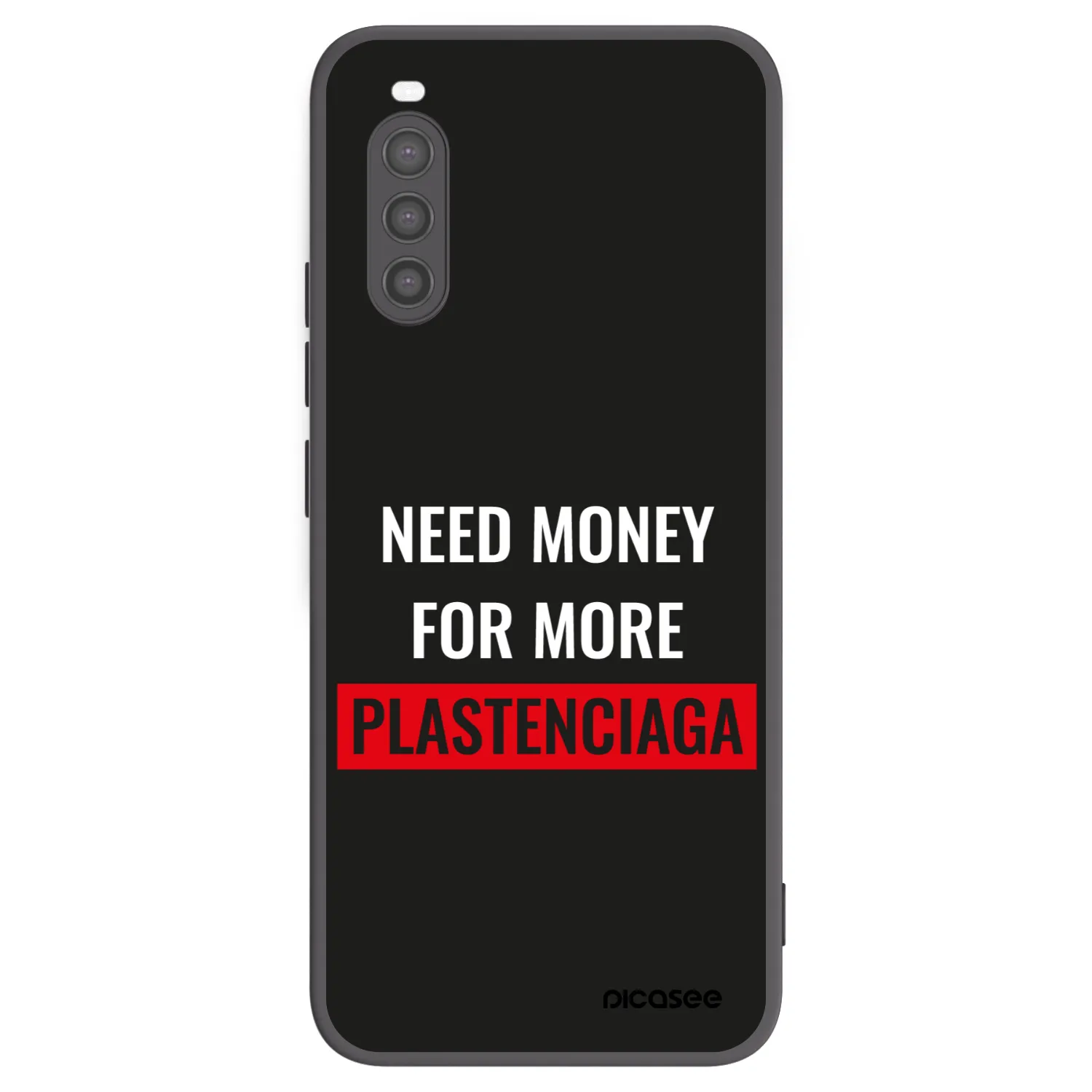 Picasee fekete szilikon tok az alábbi mobiltelefonokra Sony Xperia 10 II - More PLASTENCIAGA