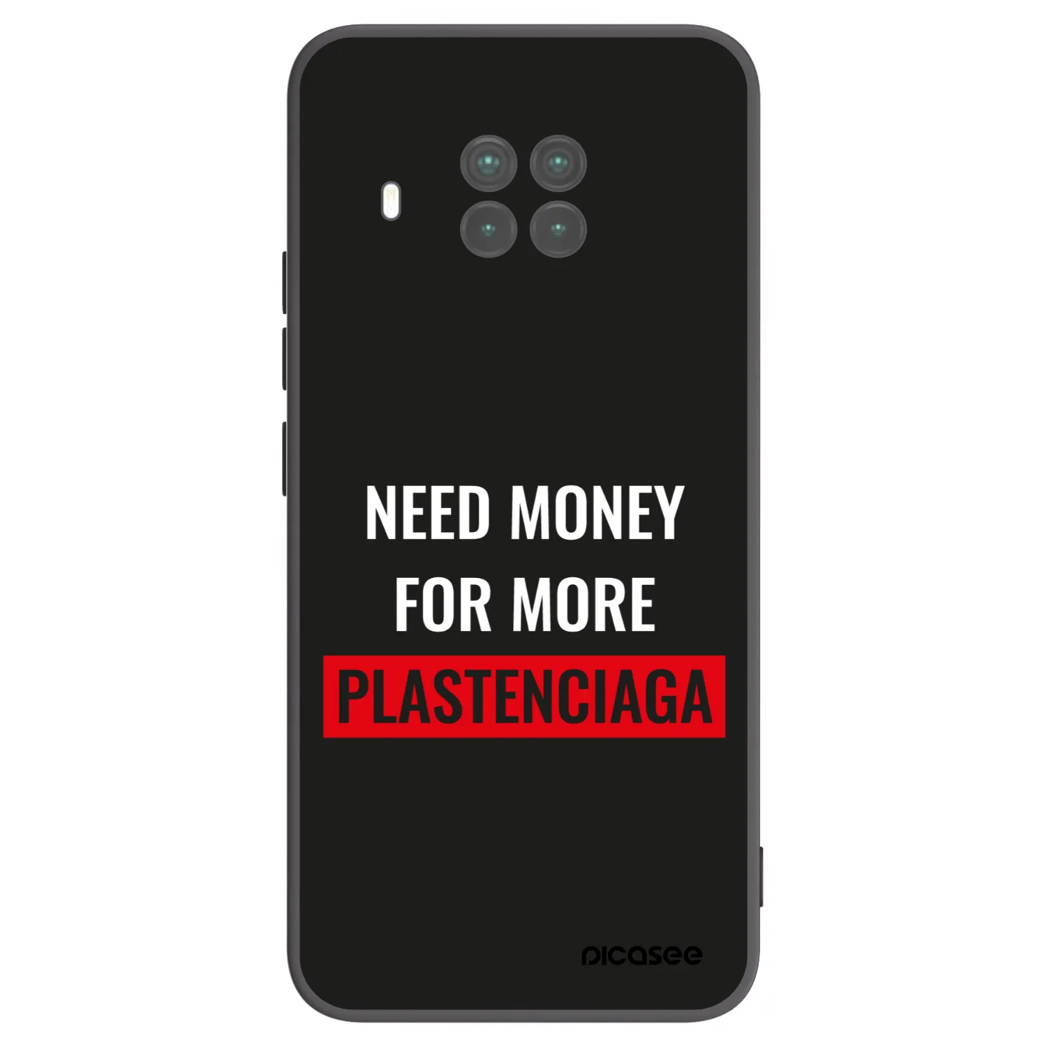 Picasee fekete szilikon tok az alábbi mobiltelefonokra Xiaomi Mi 10T Lite - More PLASTENCIAGA