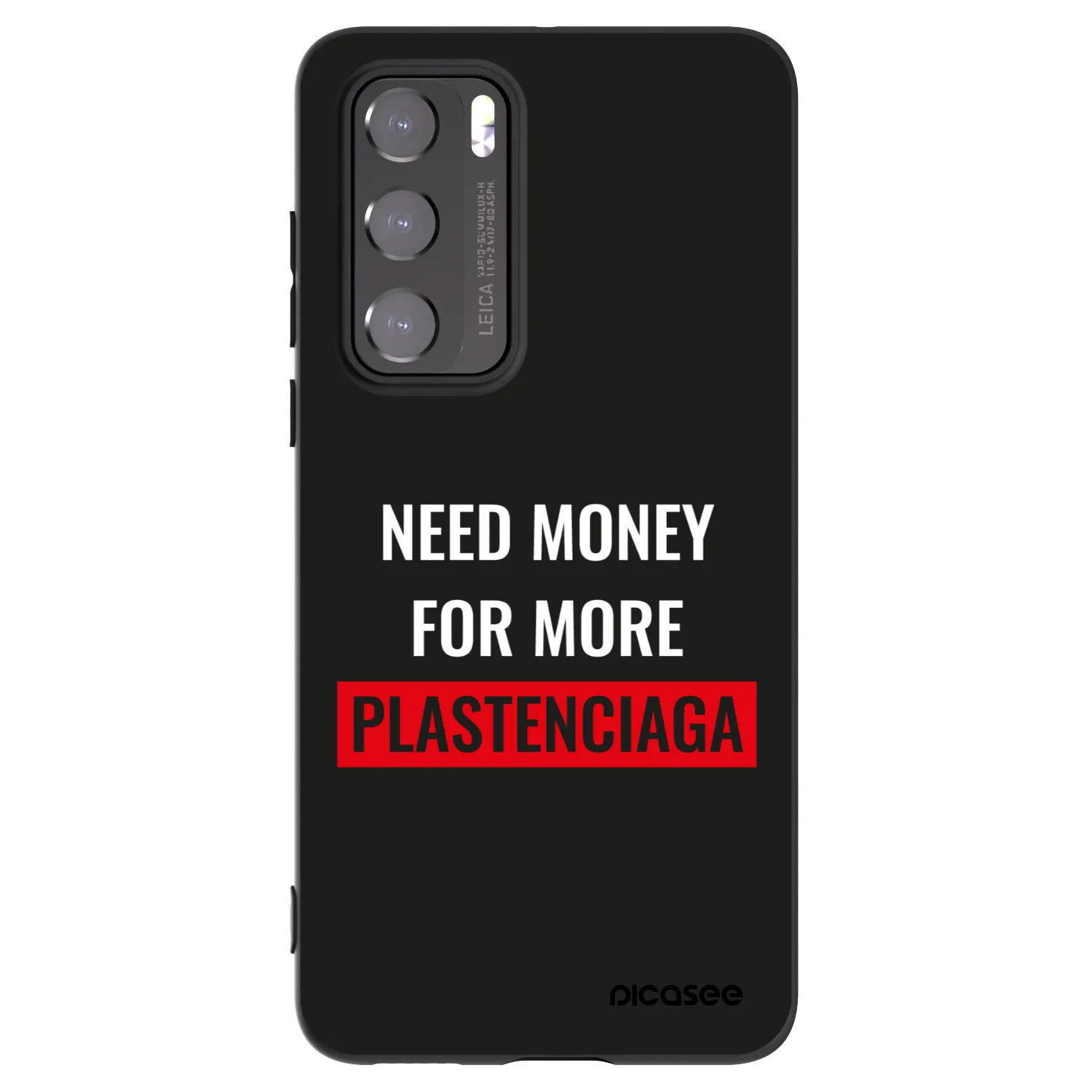 Picasee fekete szilikon tok az alábbi mobiltelefonokra Huawei P40 - More PLASTENCIAGA