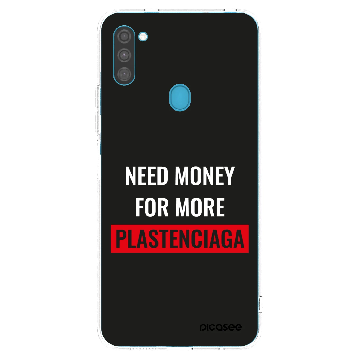 Picasee átlátszó szilikon tok az alábbi mobiltelefonokra Samsung Galaxy M11 - More PLASTENCIAGA