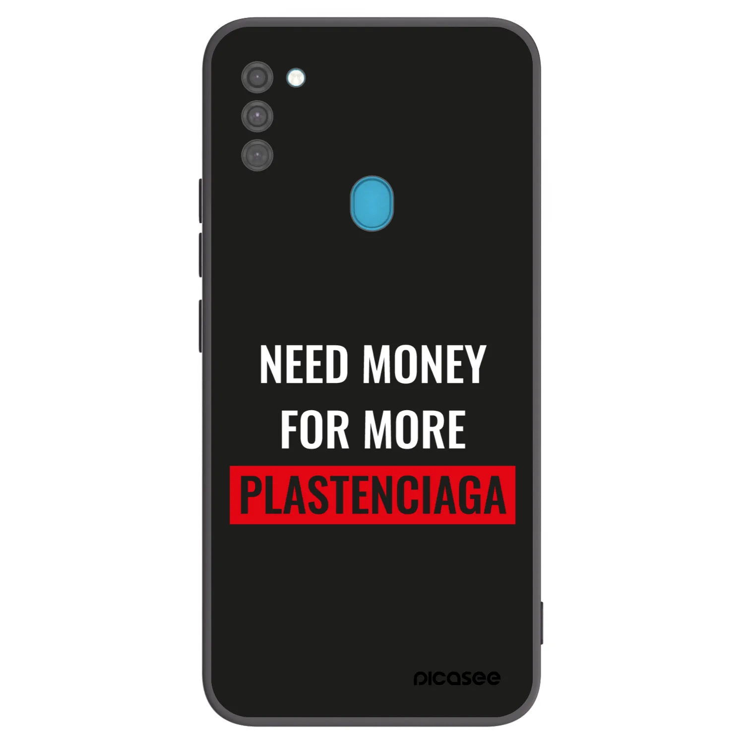 Picasee fekete szilikon tok az alábbi mobiltelefonokra Samsung Galaxy M11 - More PLASTENCIAGA