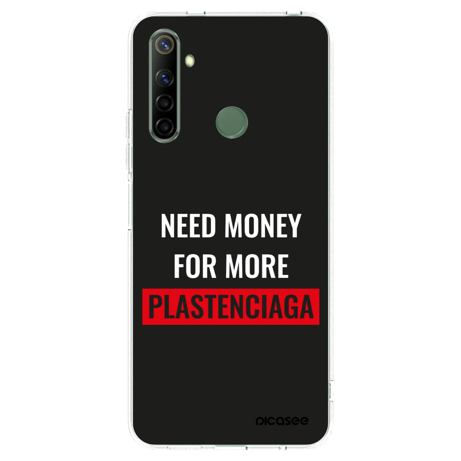 Picasee átlátszó szilikon tok az alábbi mobiltelefonokra Realme 6i - More PLASTENCIAGA