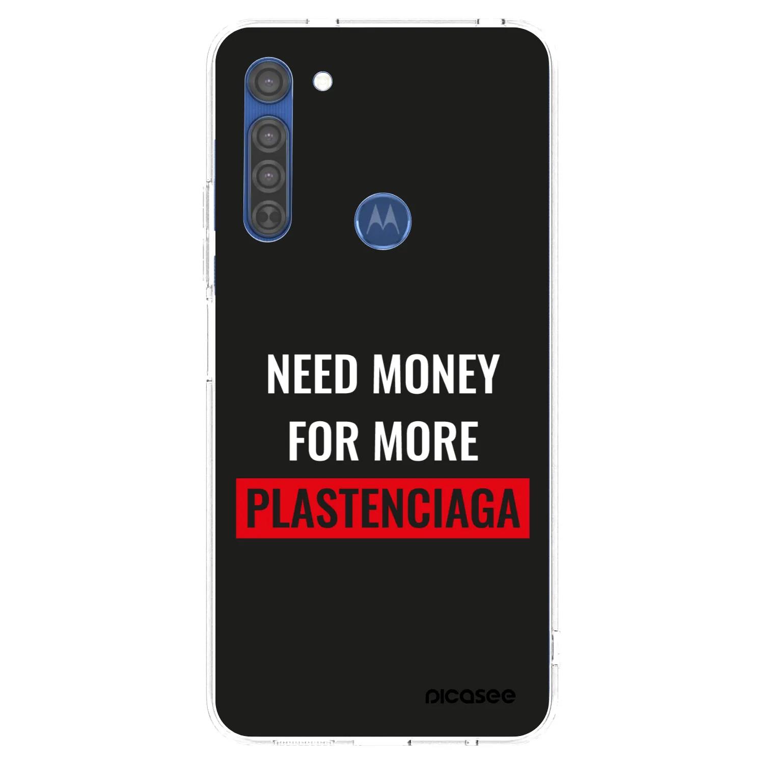 Picasee átlátszó szilikon tok az alábbi mobiltelefonokra Motorola Moto G8 - More PLASTENCIAGA