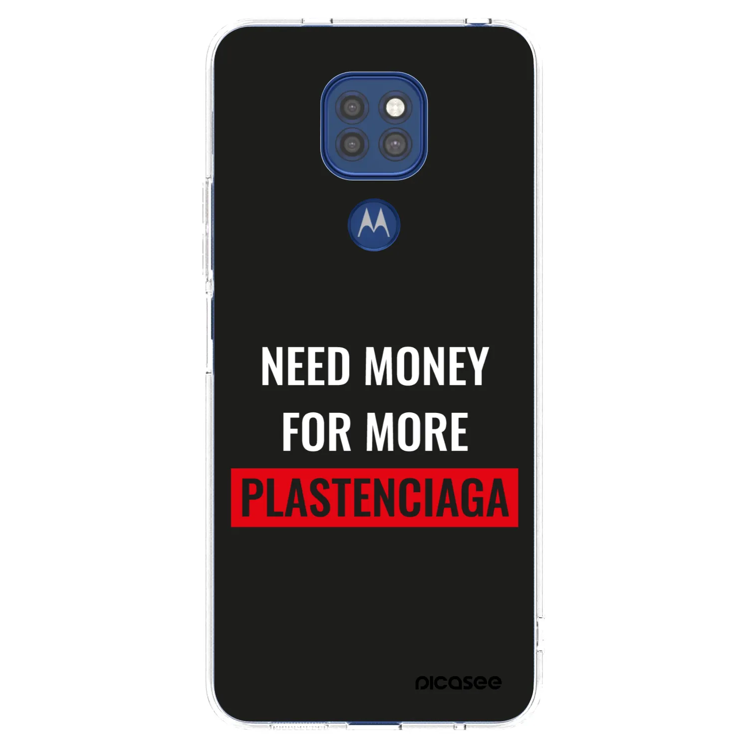 Picasee átlátszó szilikon tok az alábbi mobiltelefonokra Motorola Moto G9 Play - More PLASTENCIAGA