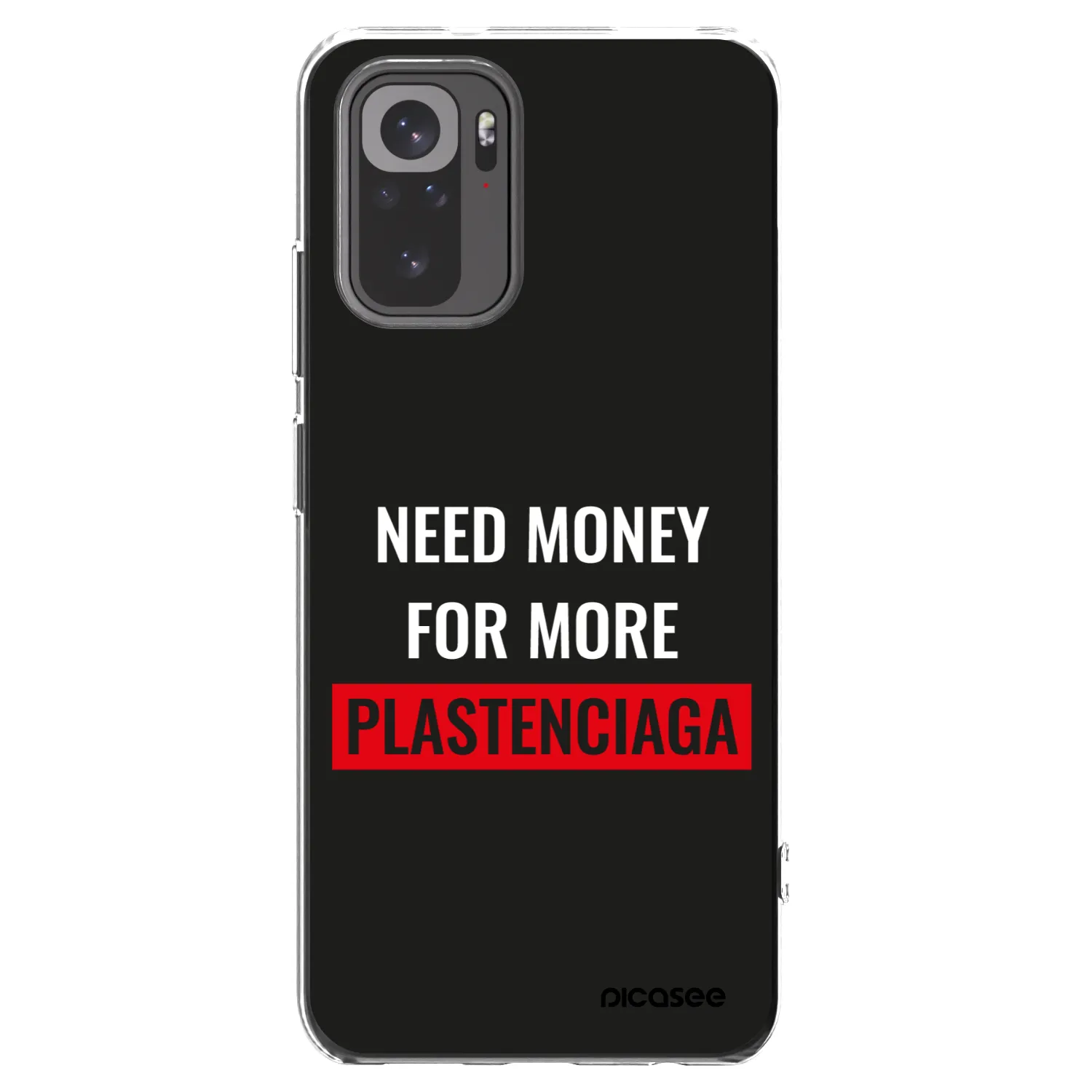 Picasee átlátszó szilikon tok az alábbi mobiltelefonokra Xiaomi Redmi Note 10 - More PLASTENCIAGA