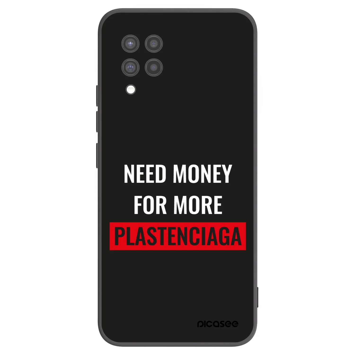 Picasee fekete szilikon tok az alábbi mobiltelefonokra Samsung Galaxy A42 A426B - More PLASTENCIAGA