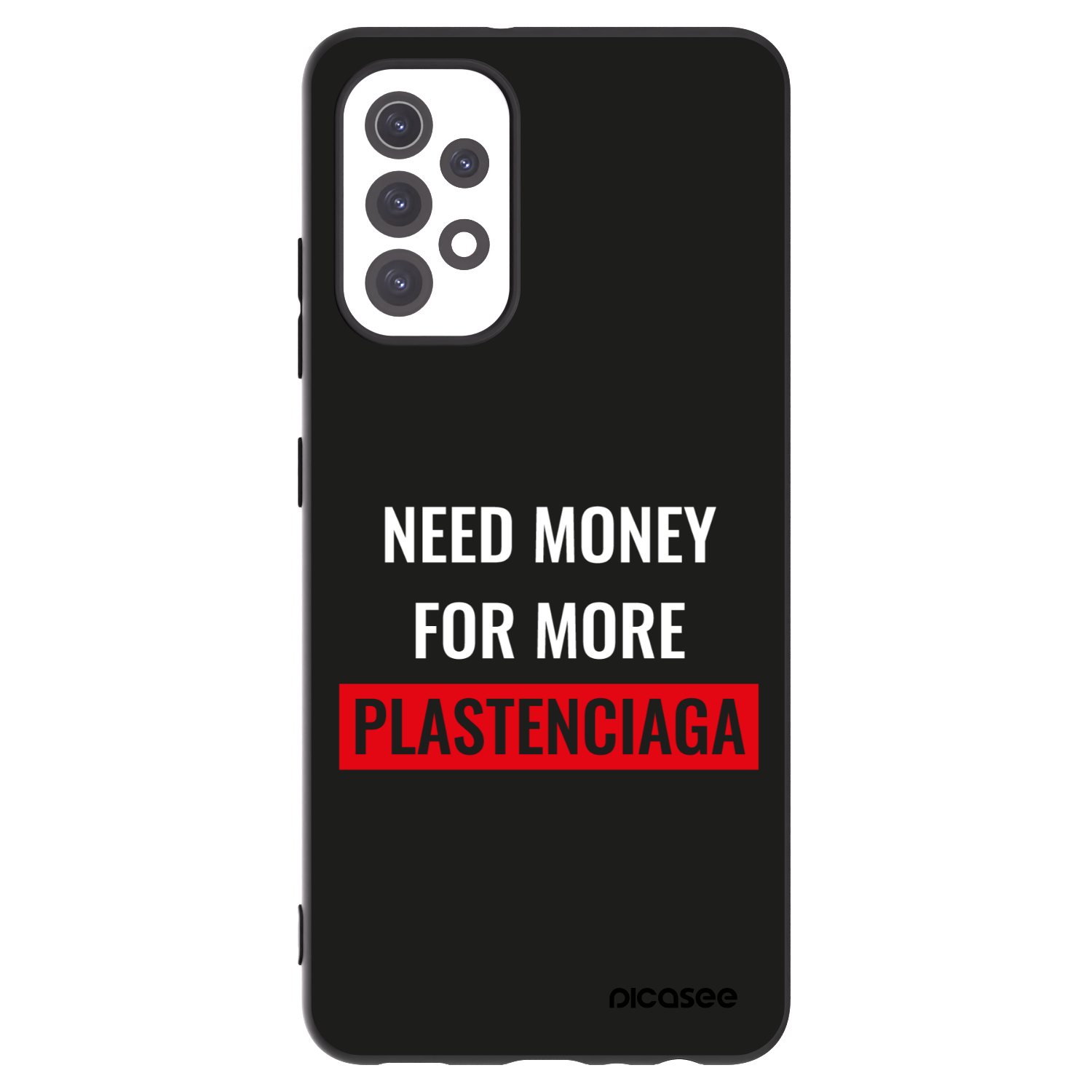 Picasee fekete szilikon tok az alábbi mobiltelefonokra Samsung Galaxy A32 5G A326B - More PLASTENCIAGA