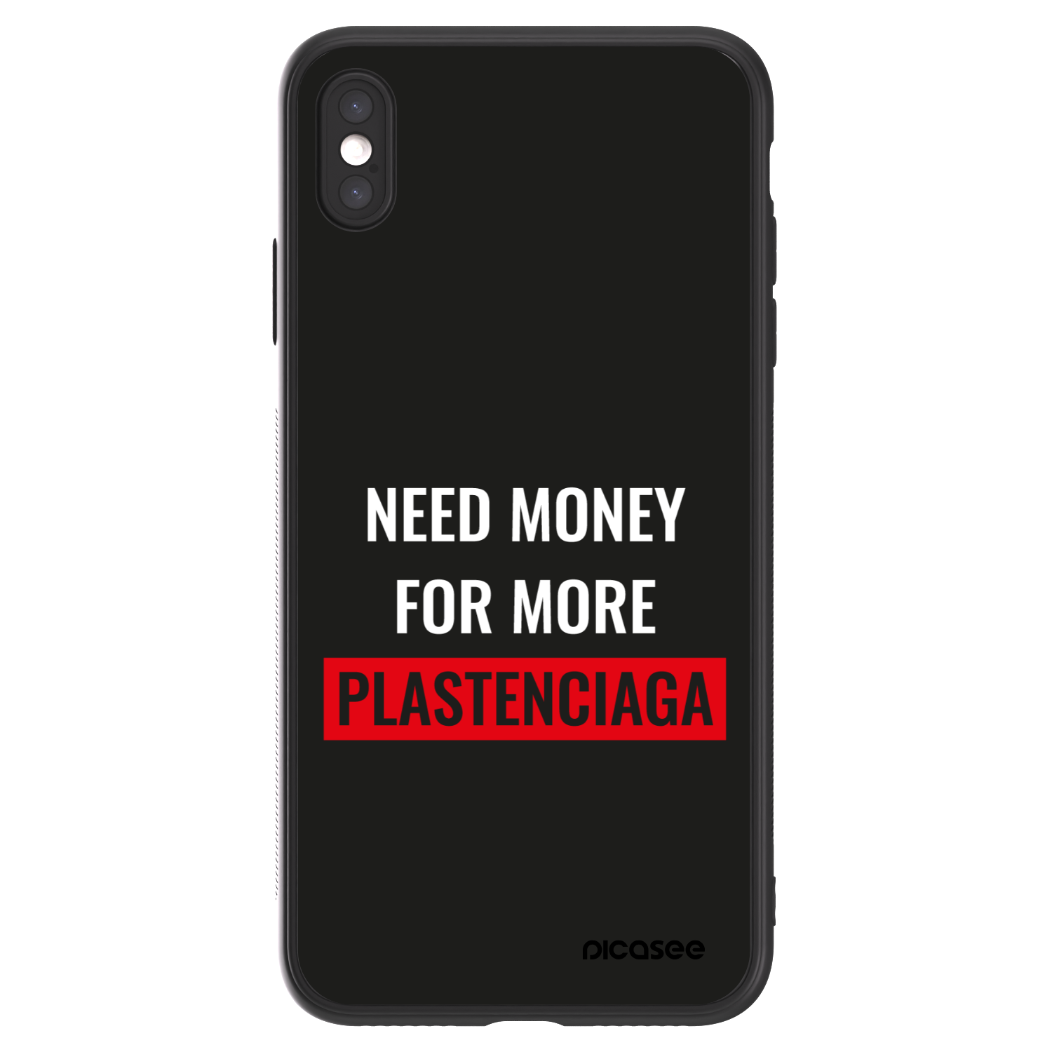 Picasee ULTIMATE CASE Apple iPhone XS Max - készülékre - More PLASTENCIAGA