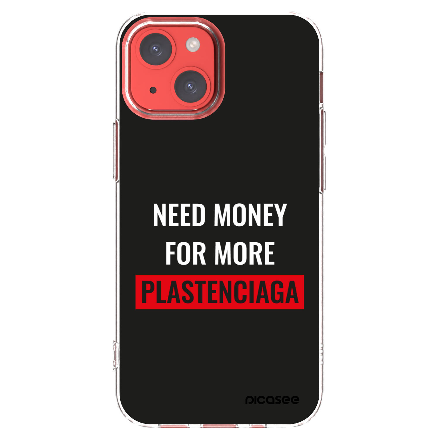 Picasee átlátszó szilikon tok az alábbi mobiltelefonokra Apple iPhone 13 mini - More PLASTENCIAGA