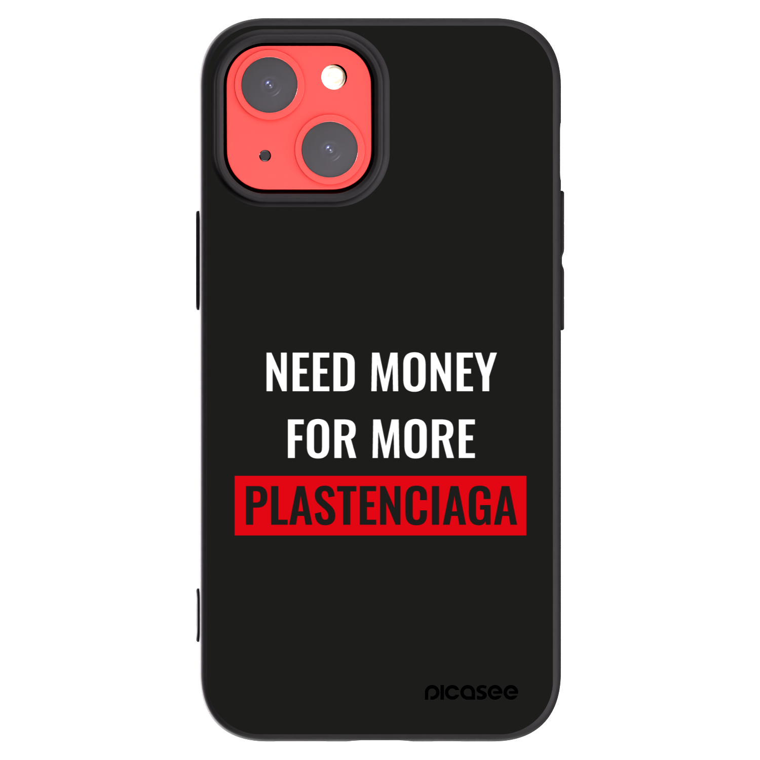 Picasee fekete szilikon tok az alábbi mobiltelefonokra Apple iPhone 13 mini - More PLASTENCIAGA