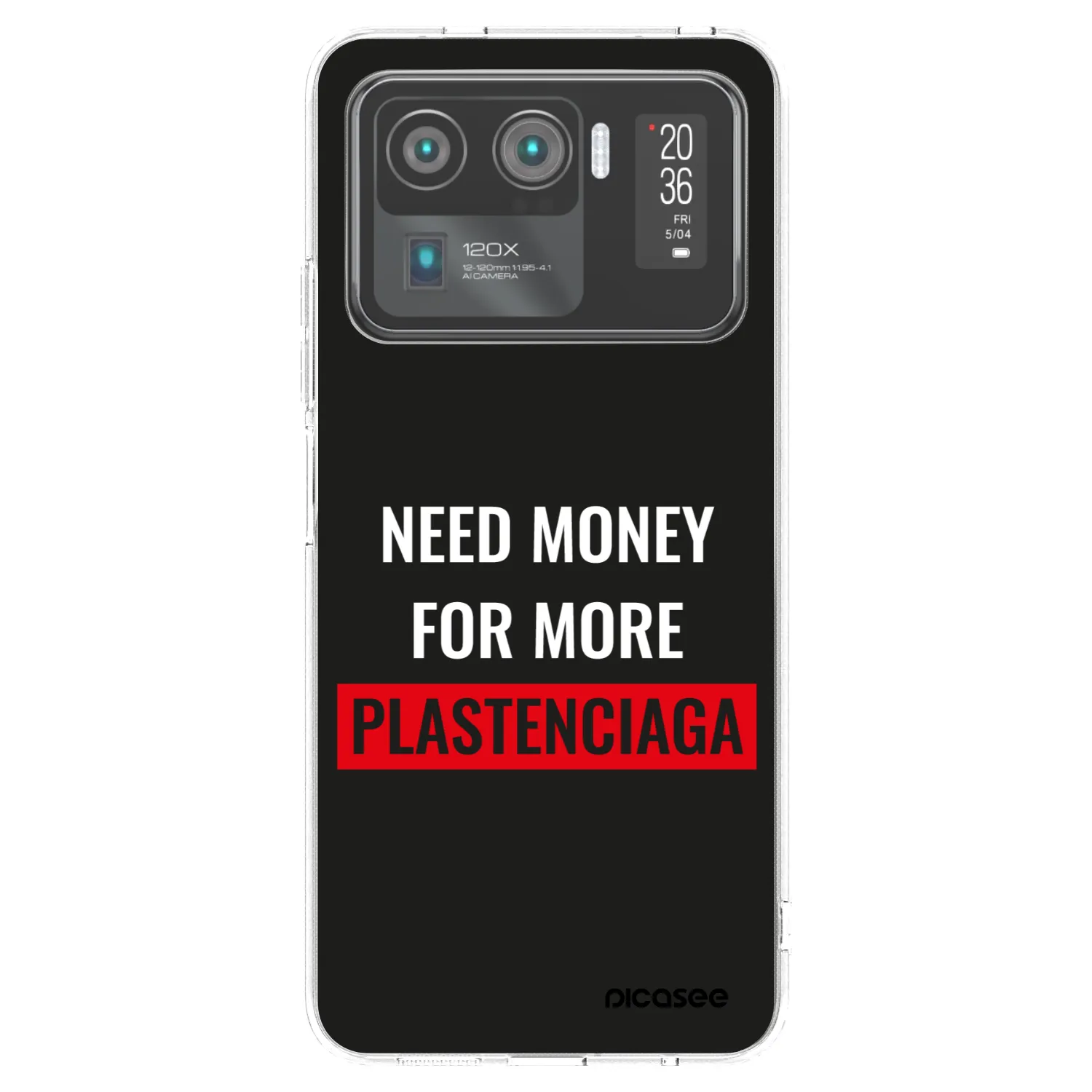 Picasee átlátszó szilikon tok az alábbi mobiltelefonokra Xiaomi Mi 11 Ultra - More PLASTENCIAGA