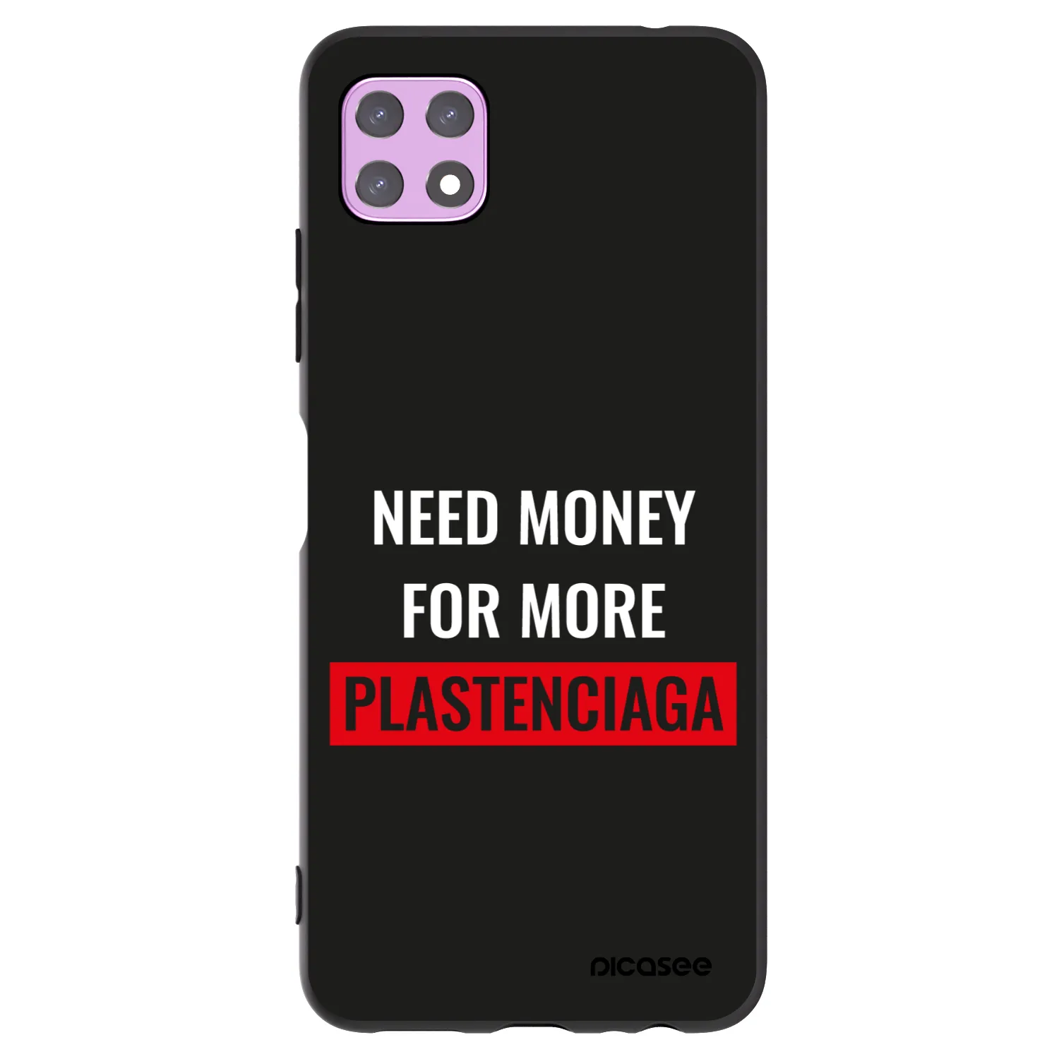 Picasee fekete szilikon tok az alábbi mobiltelefonokra Samsung Galaxy A22 A226B 5G - More PLASTENCIAGA
