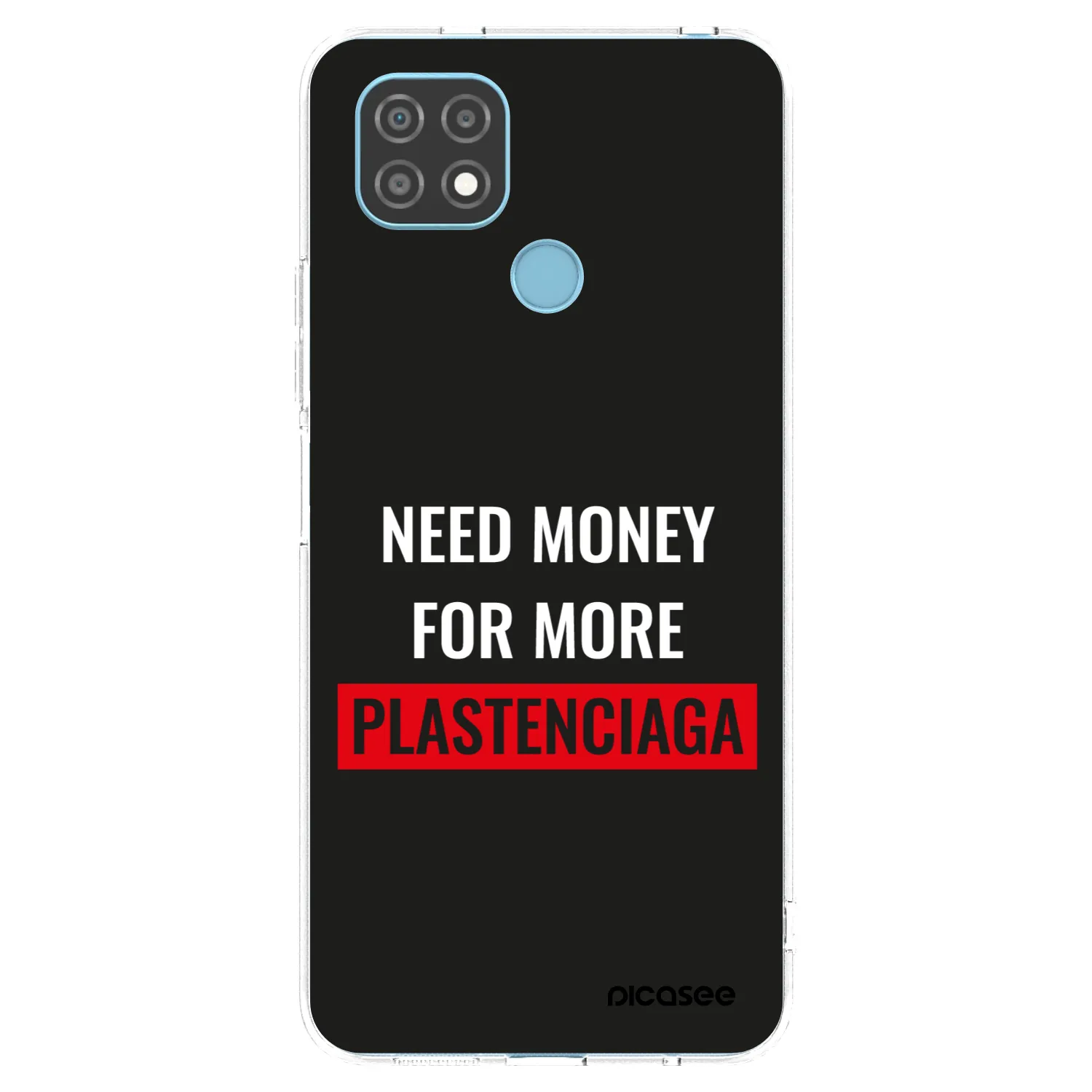 Picasee átlátszó szilikon tok az alábbi mobiltelefonokra Realme C21 - More PLASTENCIAGA