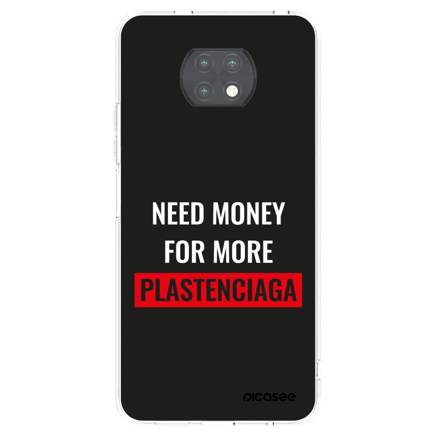 Picasee átlátszó szilikon tok az alábbi mobiltelefonokra Xiaomi Redmi Note 9T - More PLASTENCIAGA