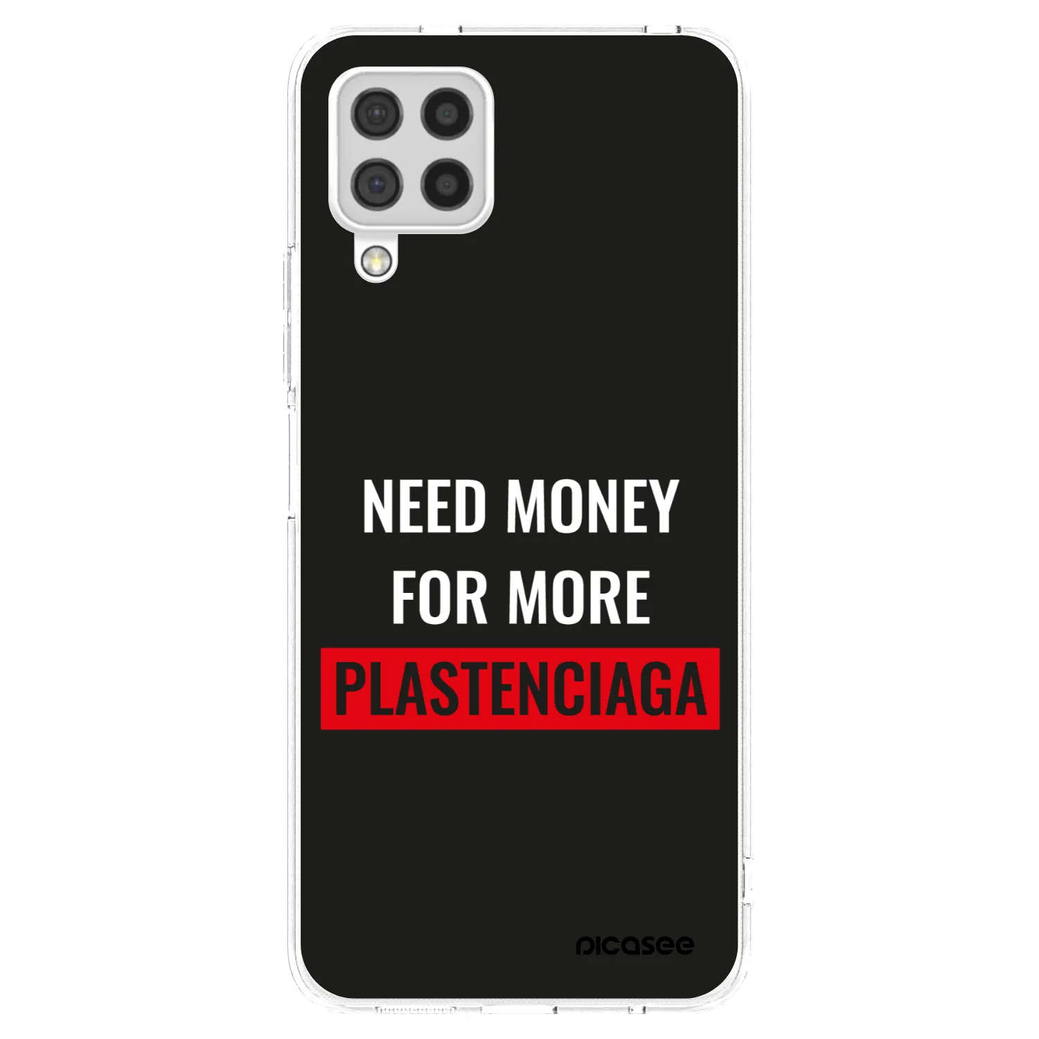 Picasee átlátszó szilikon tok az alábbi mobiltelefonokra Samsung Galaxy A22 A225F 4G - More PLASTENCIAGA