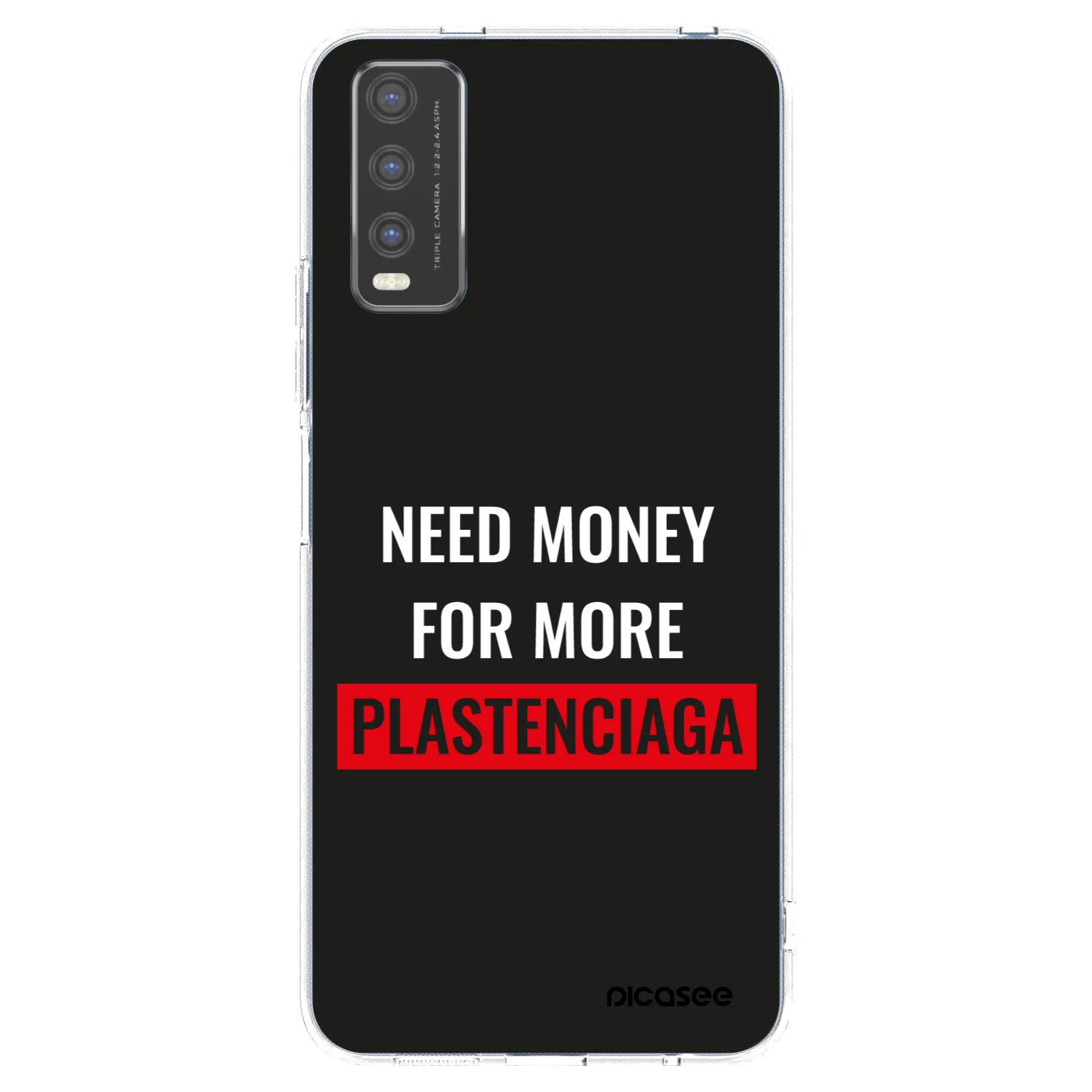 Picasee átlátszó szilikon tok az alábbi mobiltelefonokra Vivo Y20s - More PLASTENCIAGA