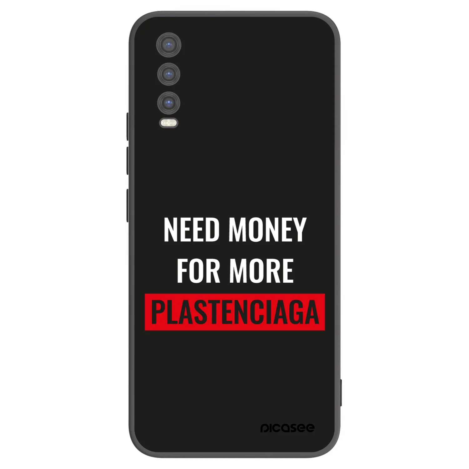 Picasee fekete szilikon tok az alábbi mobiltelefonokra Vivo Y20s - More PLASTENCIAGA