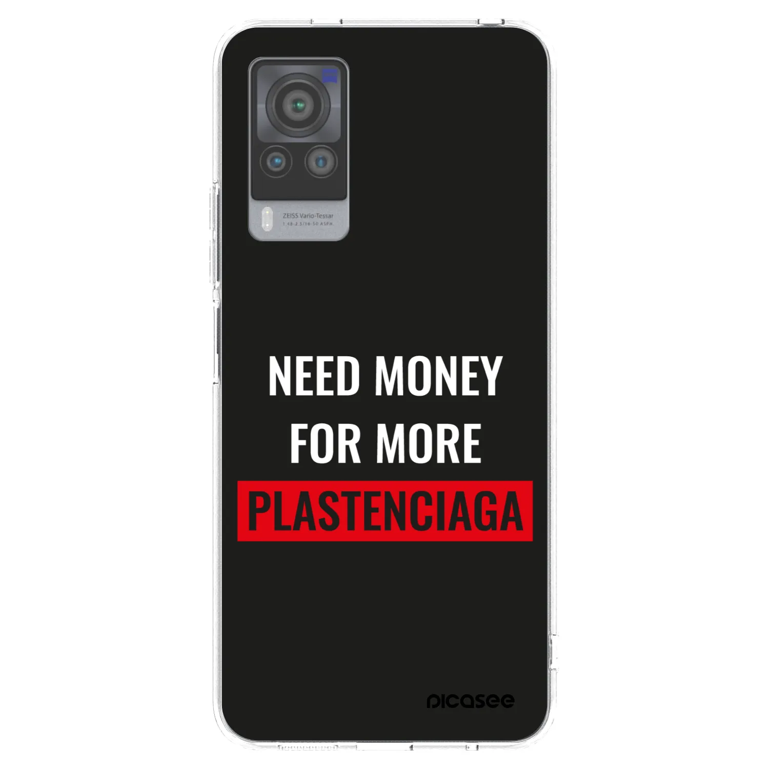 Picasee átlátszó szilikon tok az alábbi mobiltelefonokra Vivo X60 Pro 5G - More PLASTENCIAGA