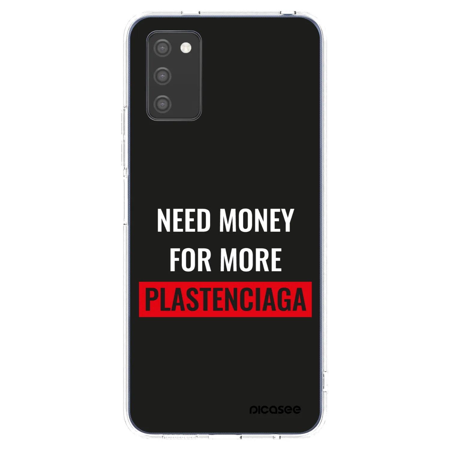 Picasee átlátszó szilikon tok az alábbi mobiltelefonokra Samsung Galaxy A03s A037G - More PLASTENCIAGA