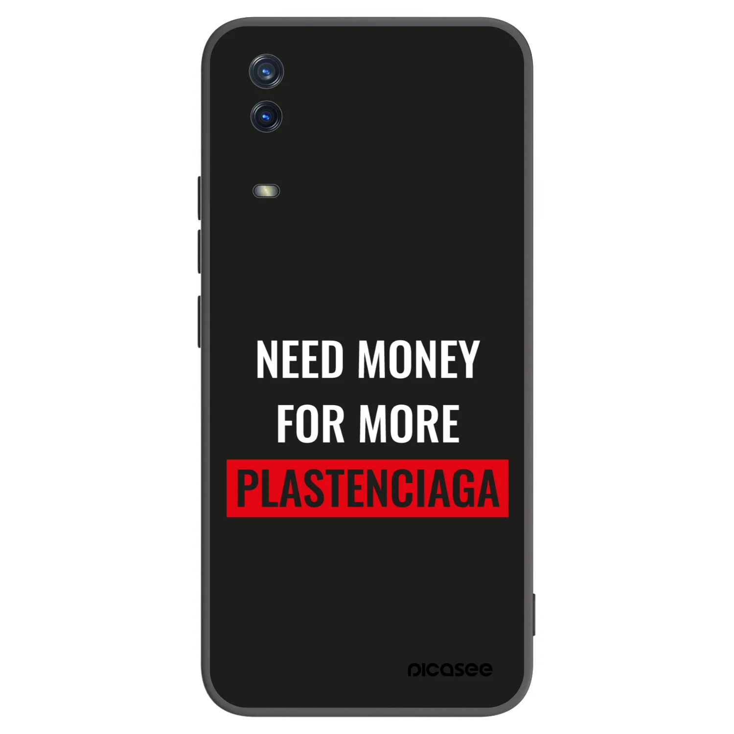 Picasee fekete szilikon tok az alábbi mobiltelefonokra Vivo Y11s - More PLASTENCIAGA