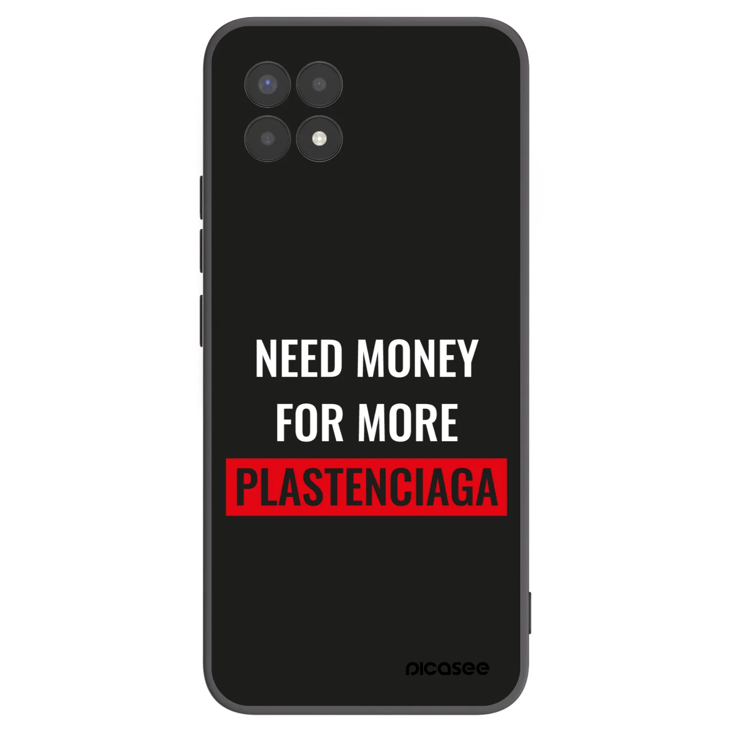 Picasee fekete szilikon tok az alábbi mobiltelefonokra Realme 8i - More PLASTENCIAGA