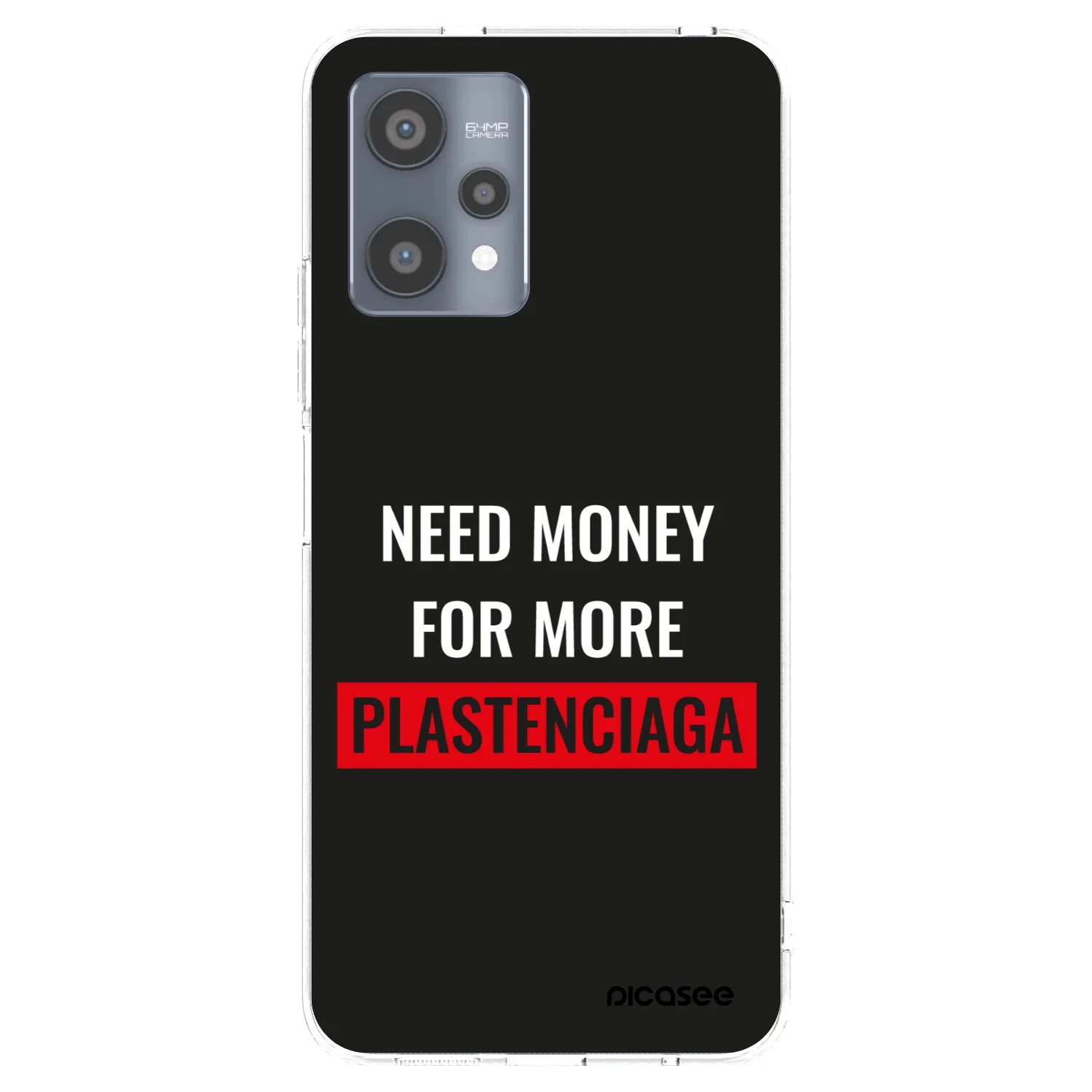 Picasee átlátszó szilikon tok az alábbi mobiltelefonokra Realme 9 Pro 5G - More PLASTENCIAGA