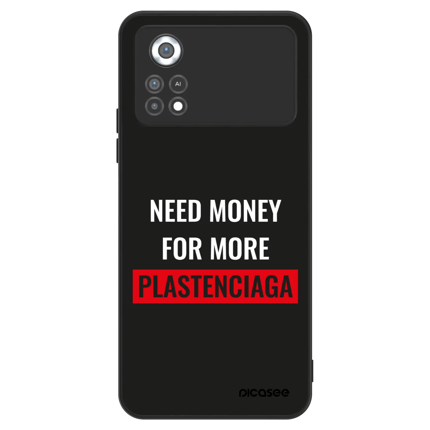 Picasee ULTIMATE CASE Xiaomi Poco X4 Pro 5G - készülékre - More PLASTENCIAGA