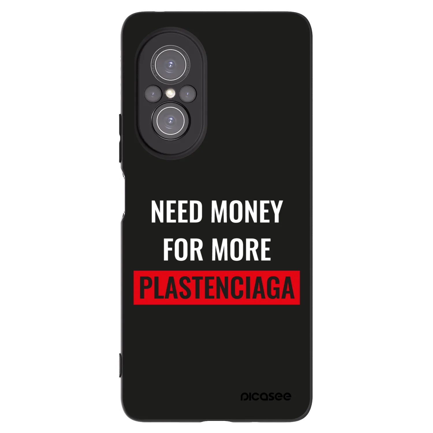 Picasee fekete szilikon tok az alábbi mobiltelefonokra Huawei Nova 9 SE - More PLASTENCIAGA