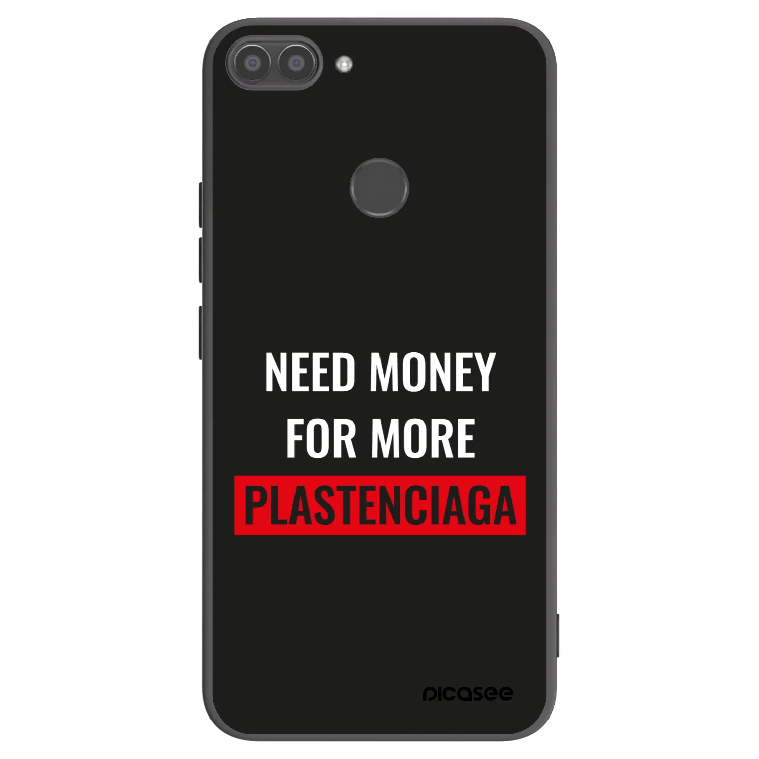 Picasee fekete szilikon tok az alábbi mobiltelefonokra Huawei P Smart - More PLASTENCIAGA