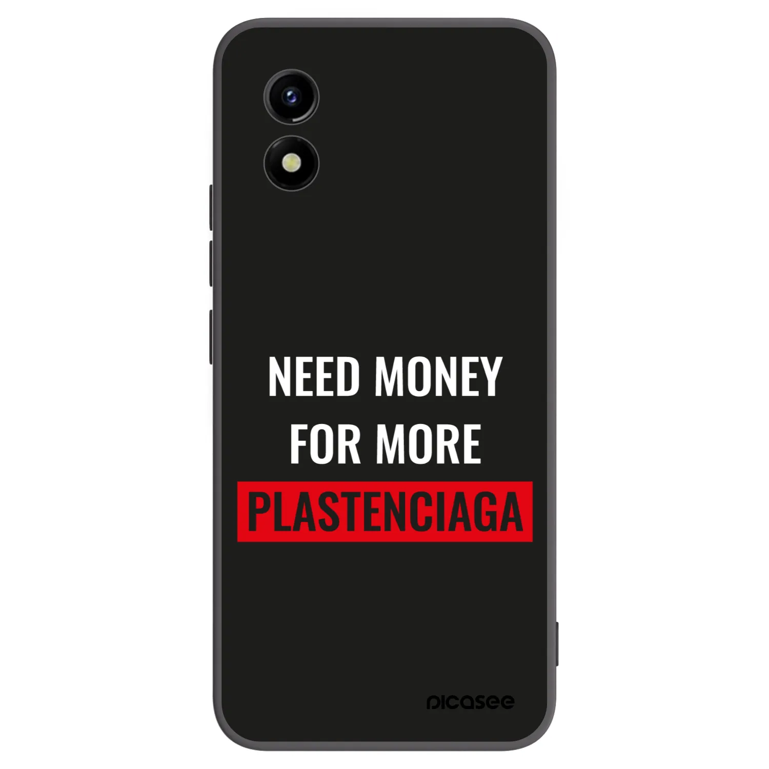 Picasee fekete szilikon tok az alábbi mobiltelefonokra Vivo Y01 - More PLASTENCIAGA