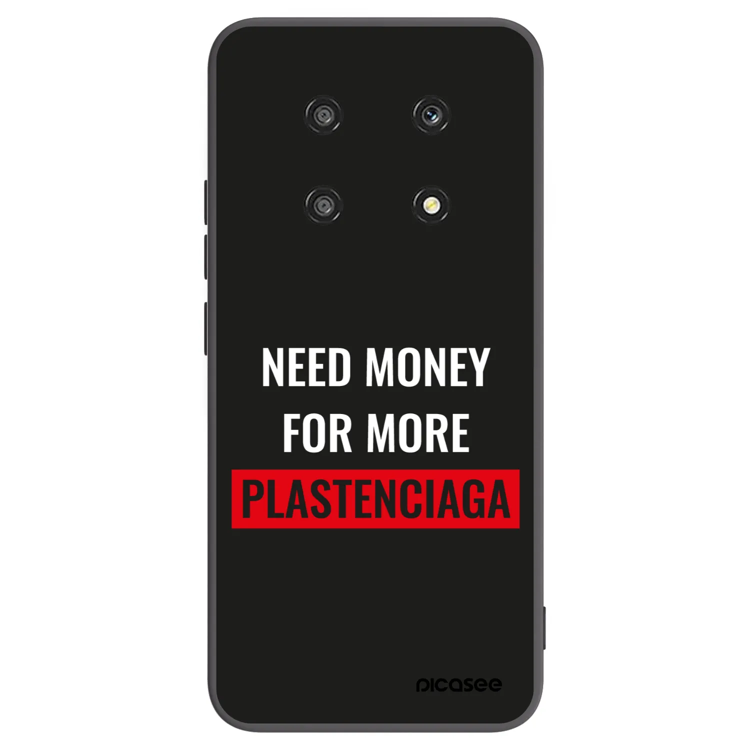 Picasee fekete szilikon tok az alábbi mobiltelefonokra Honor Magic4 Lite 5G - More PLASTENCIAGA