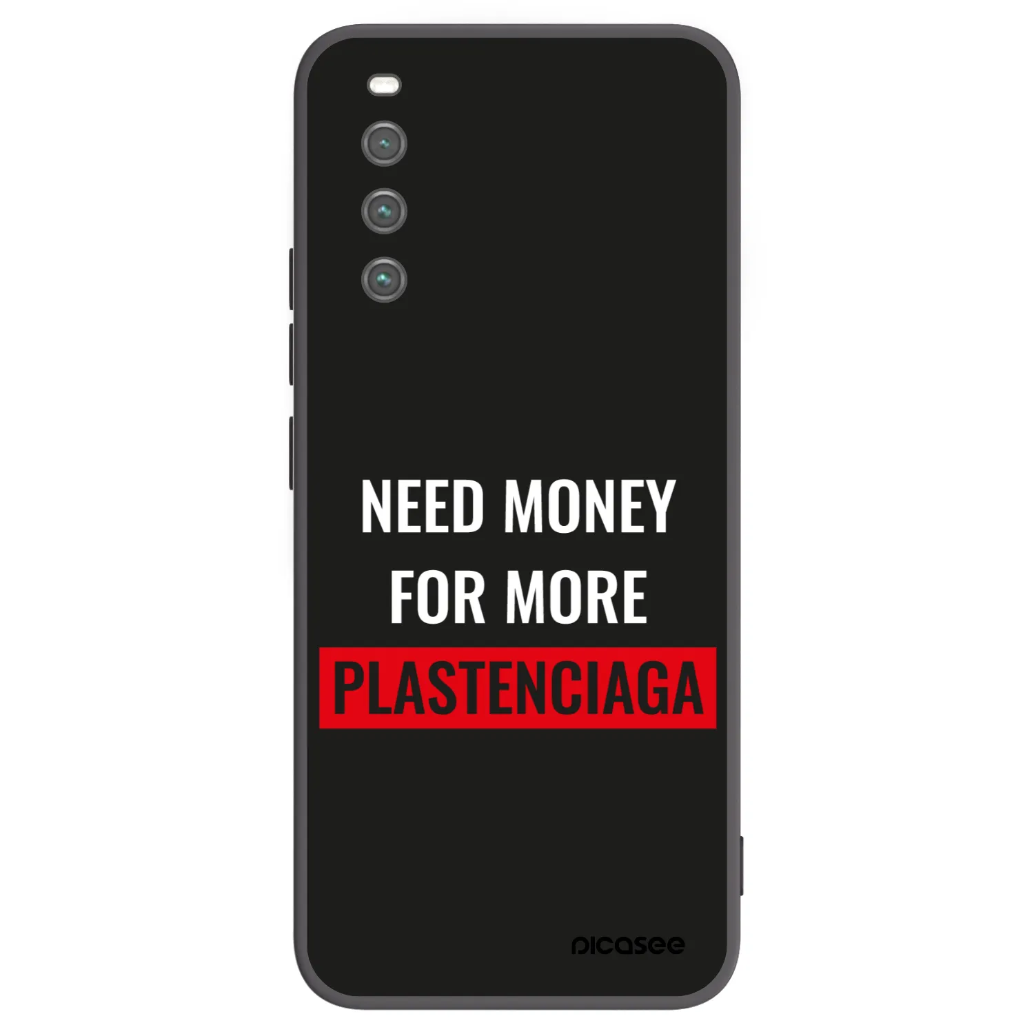 Picasee fekete szilikon tok az alábbi mobiltelefonokra Sony Xperia 10 IV 5G - More PLASTENCIAGA