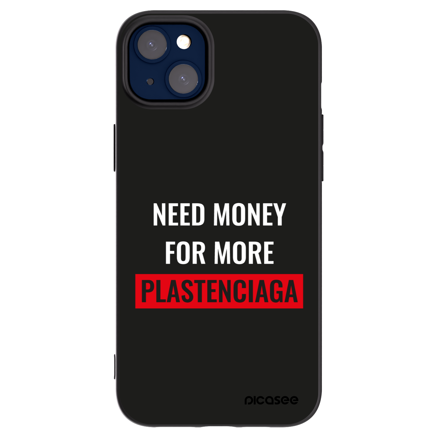 Picasee fekete szilikon tok az alábbi mobiltelefonokra Apple iPhone 14 Plus - More PLASTENCIAGA