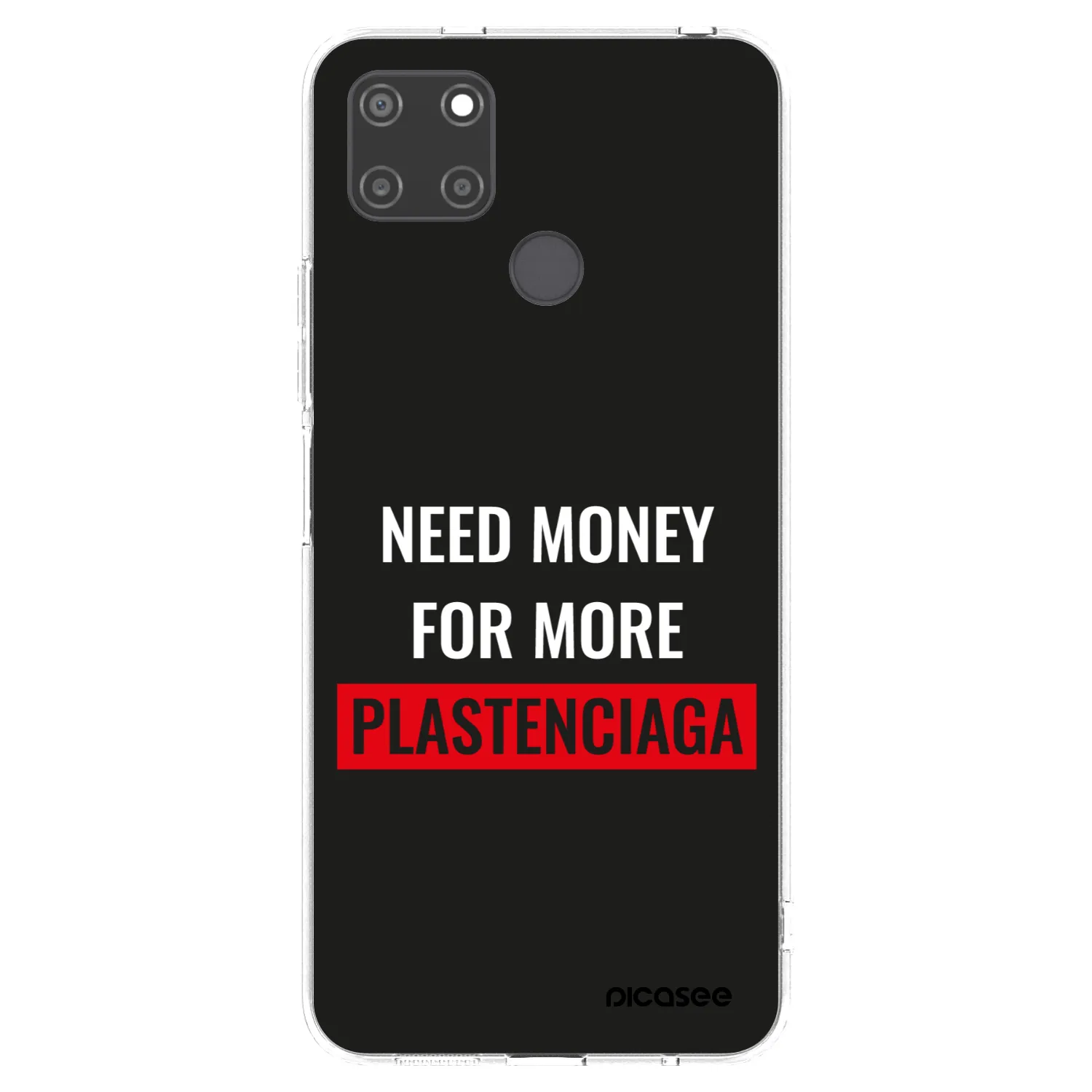 Picasee átlátszó szilikon tok az alábbi mobiltelefonokra Realme C21Y - More PLASTENCIAGA