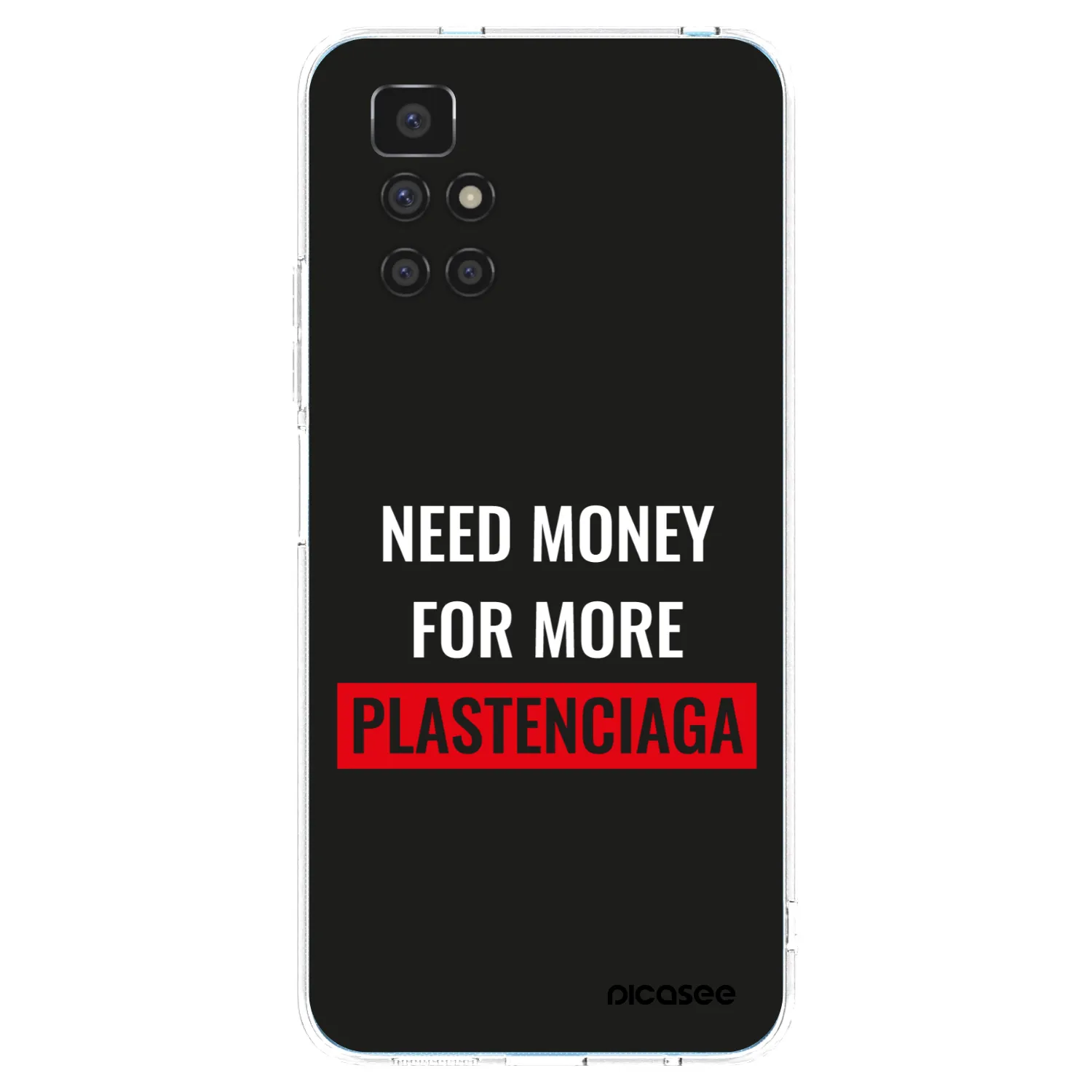 Picasee átlátszó szilikon tok az alábbi mobiltelefonokra Xiaomi Redmi 10 (2022) - More PLASTENCIAGA