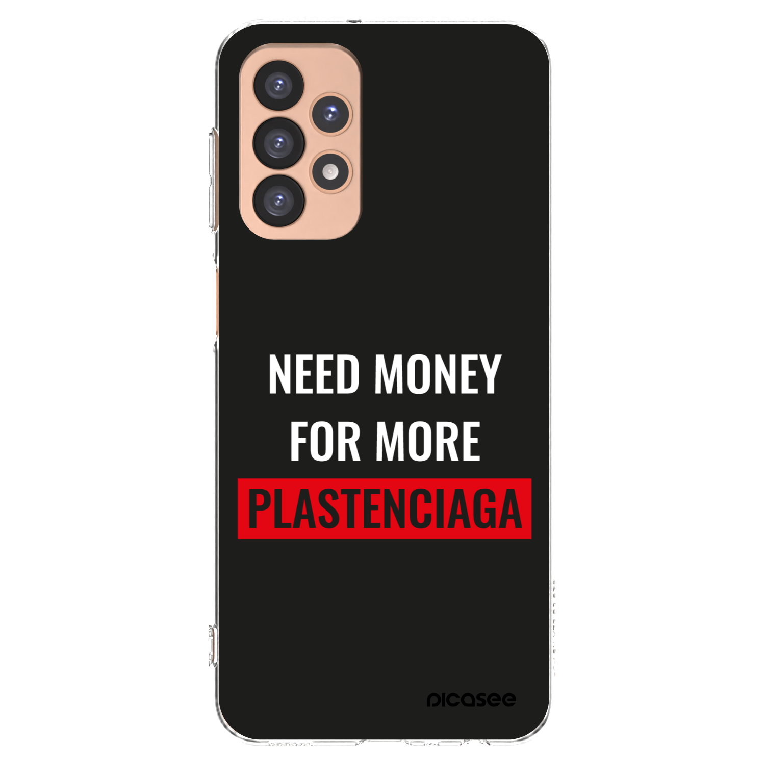 Picasee átlátszó szilikon tok az alábbi mobiltelefonokra Samsung Galaxy A23 A236B 5G - More PLASTENCIAGA