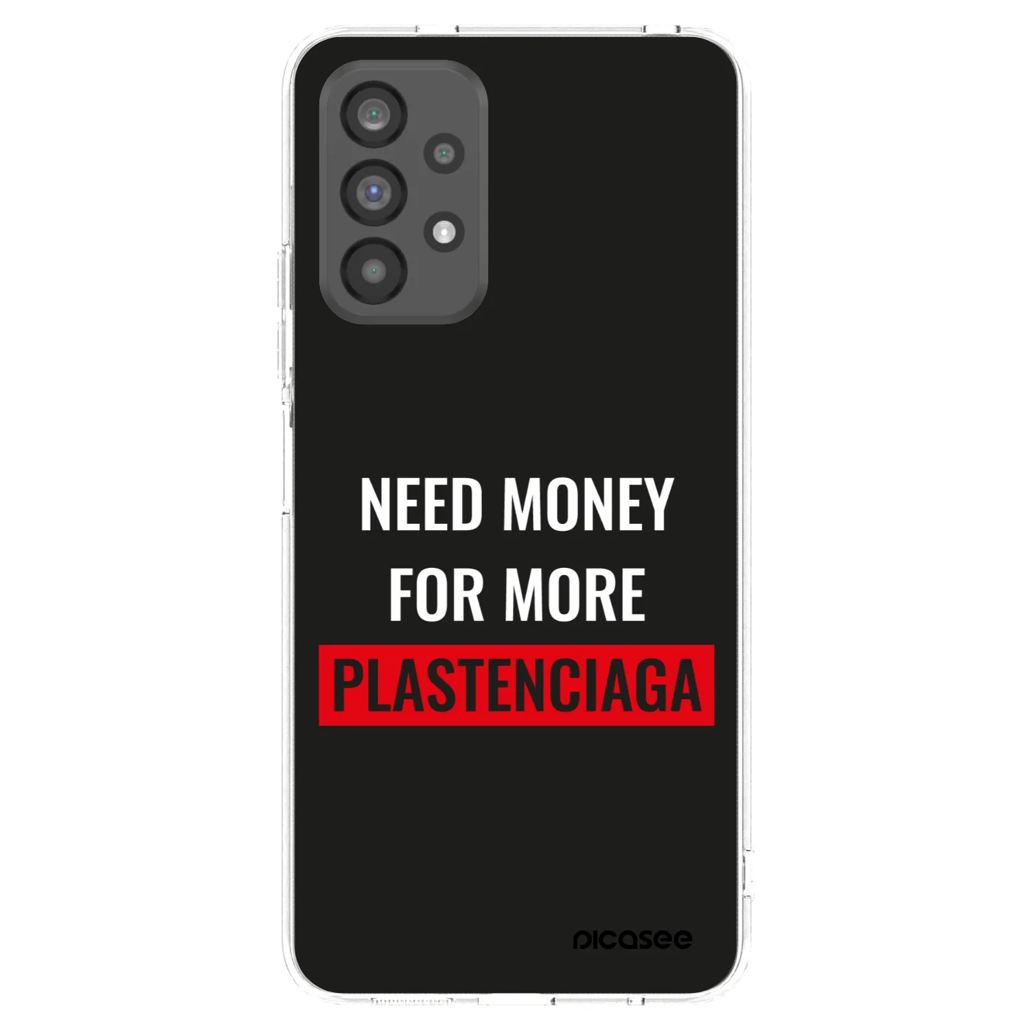 Picasee átlátszó szilikon tok az alábbi mobiltelefonokra Samsung Galaxy A73 5G - More PLASTENCIAGA