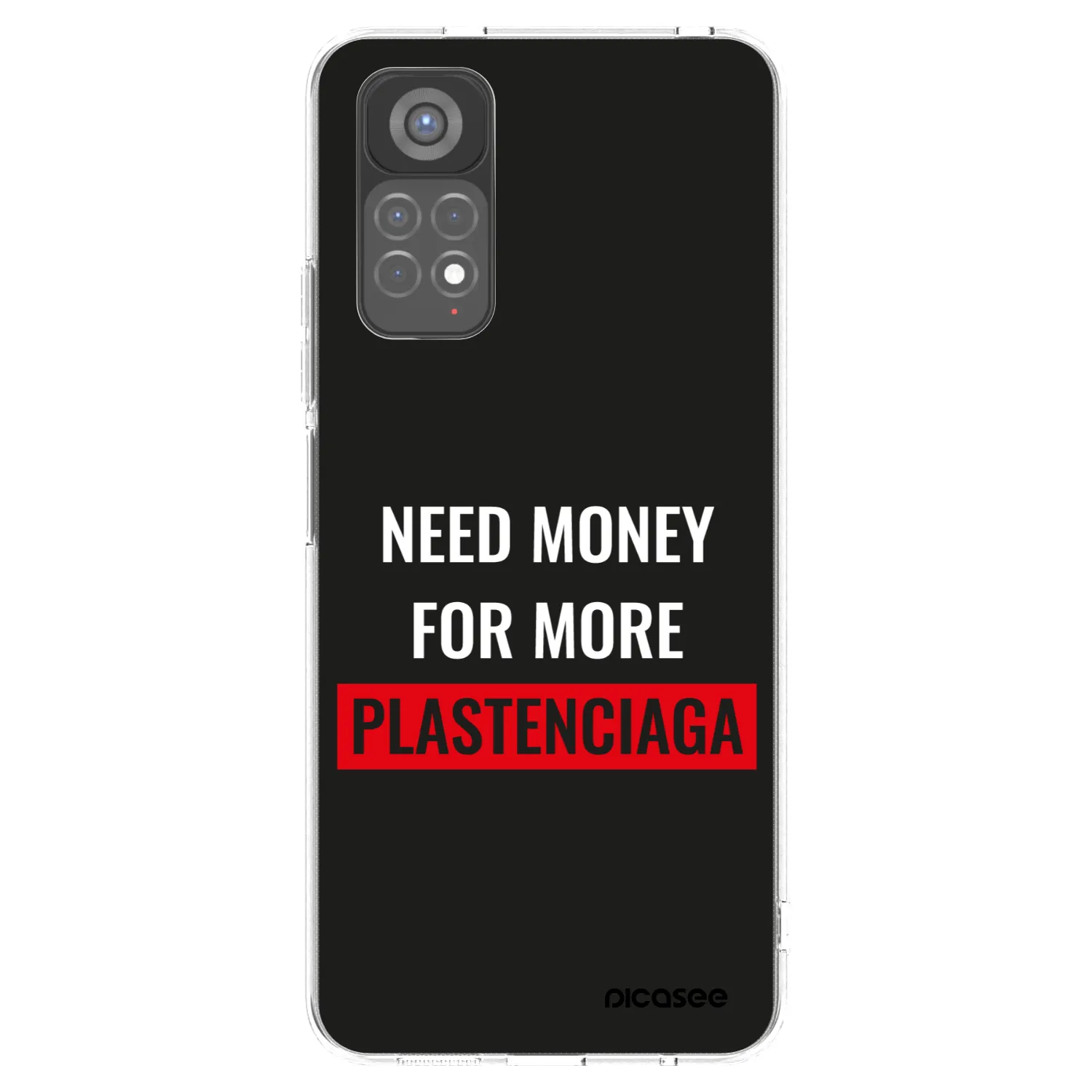 Picasee átlátszó szilikon tok az alábbi mobiltelefonokra Xiaomi Redmi Note 11S 5G - More PLASTENCIAGA