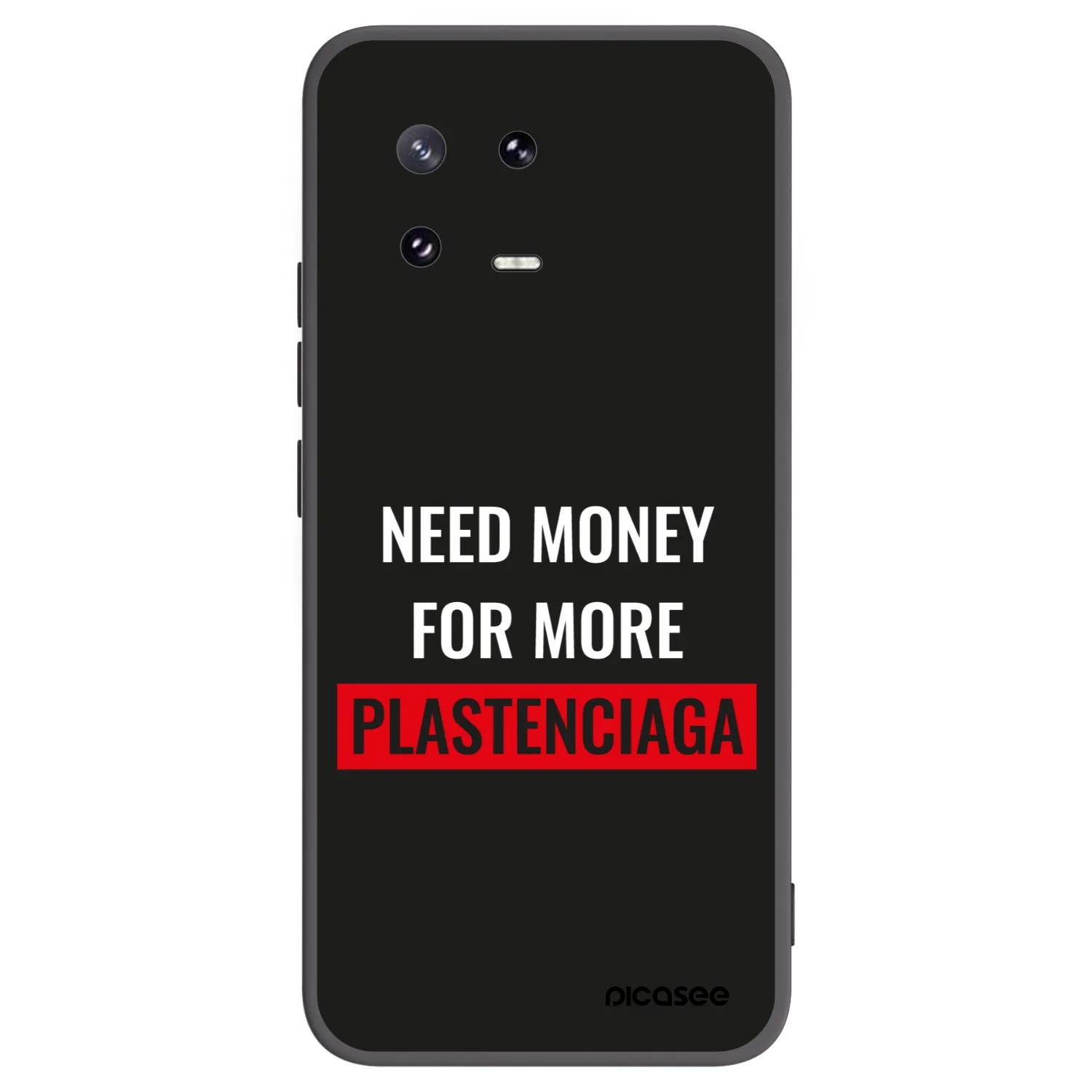Picasee fekete szilikon tok az alábbi mobiltelefonokra Xiaomi 13 Pro - More PLASTENCIAGA