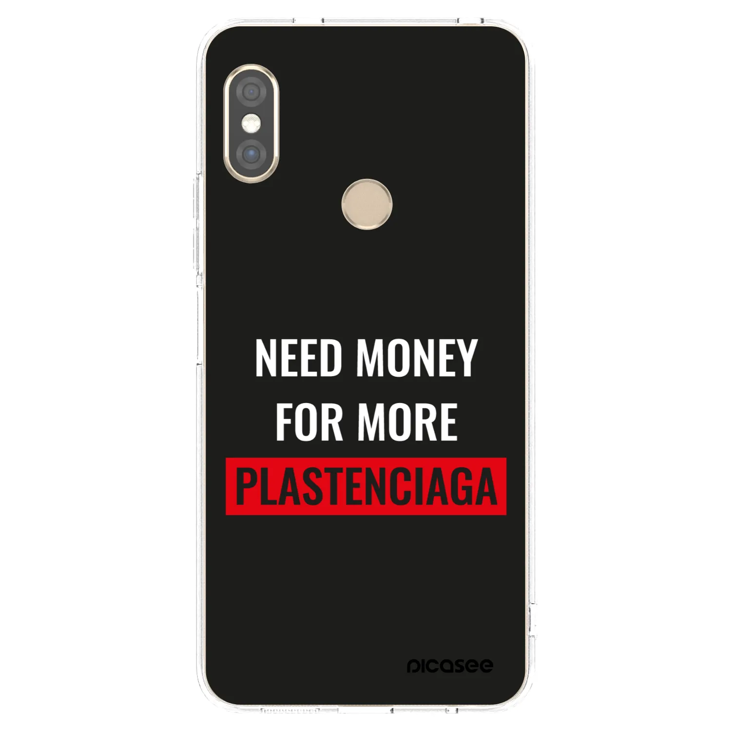 Picasee átlátszó szilikon tok az alábbi mobiltelefonokra Xiaomi Redmi Note 5 Global - More PLASTENCIAGA